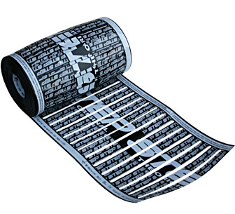 The low-voltage RoofHeat STEP heating element.