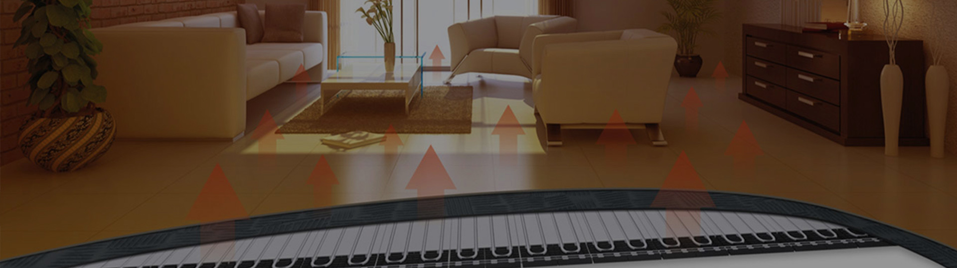 Radiant floor heating banner for Park City, Utah